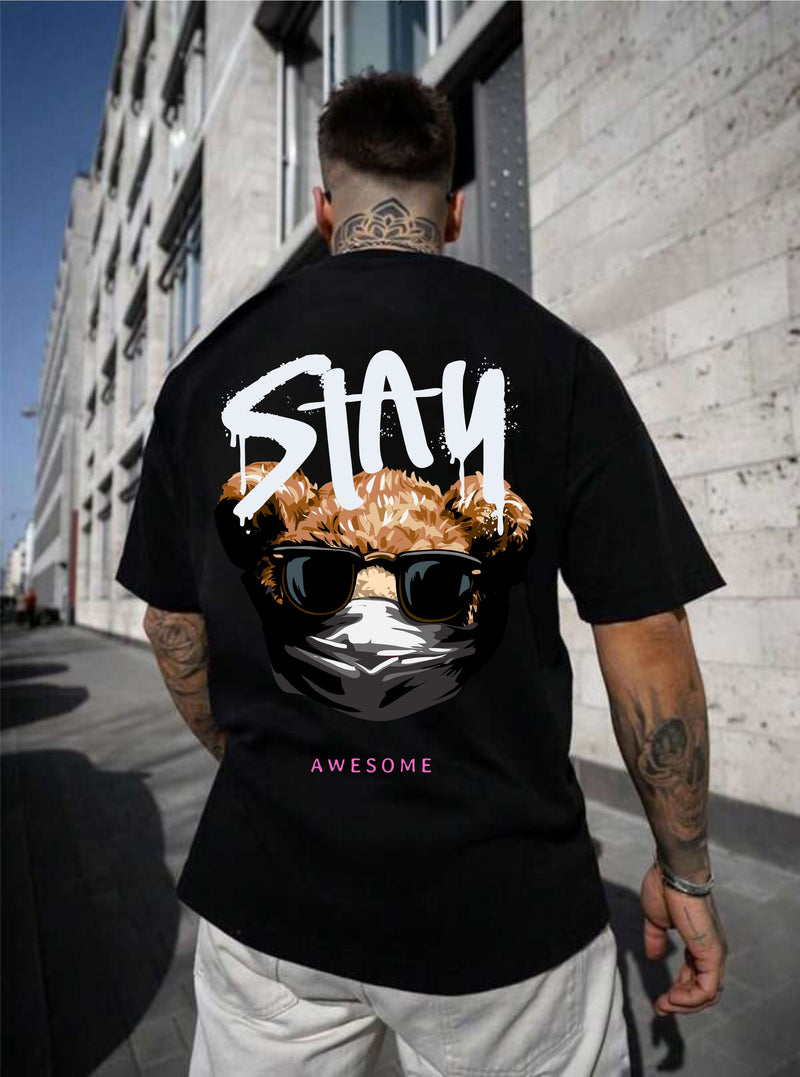 Stay Awesome Oversized T shirt