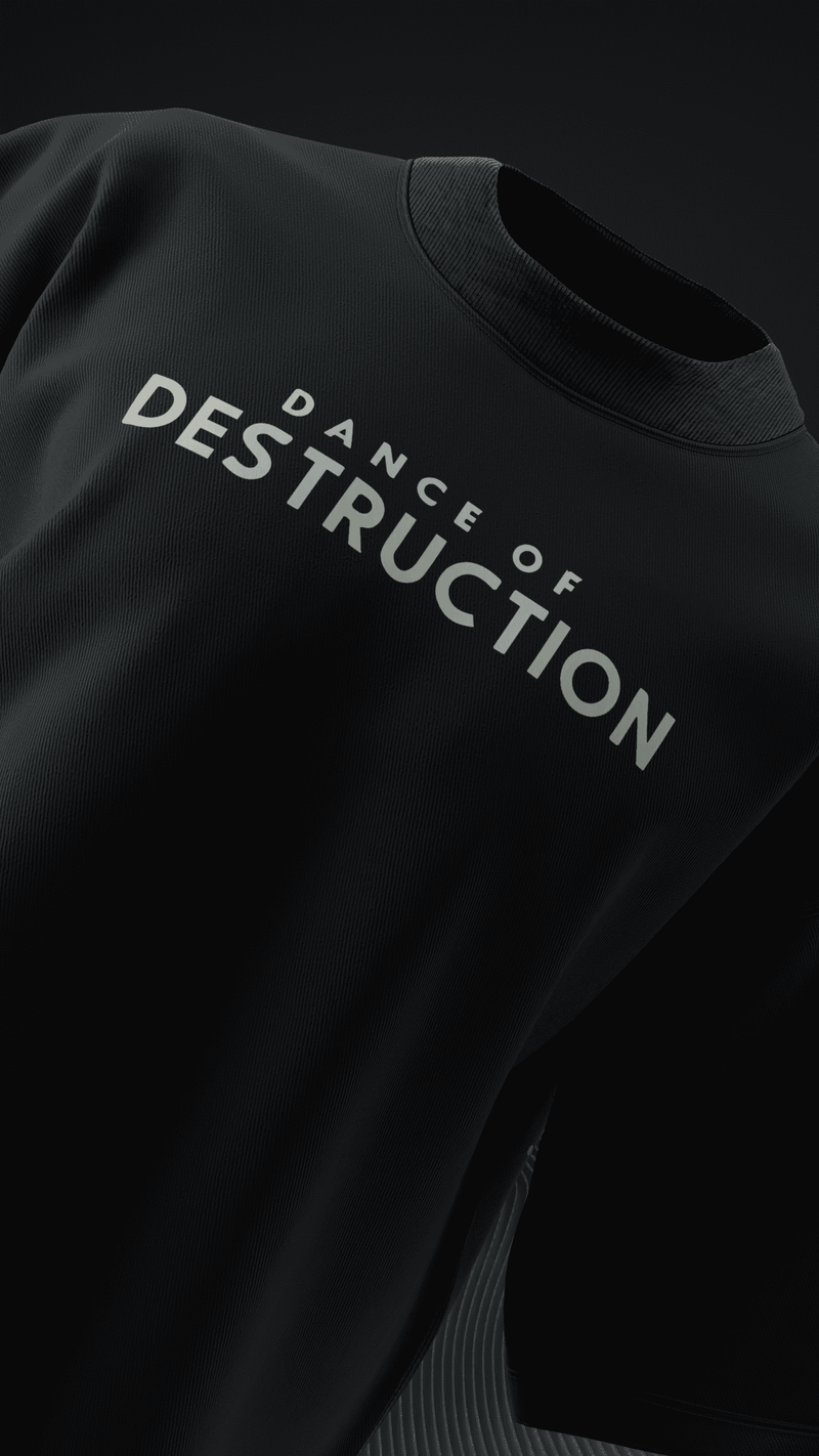 Dance Of Destruction Oversized T Shirt