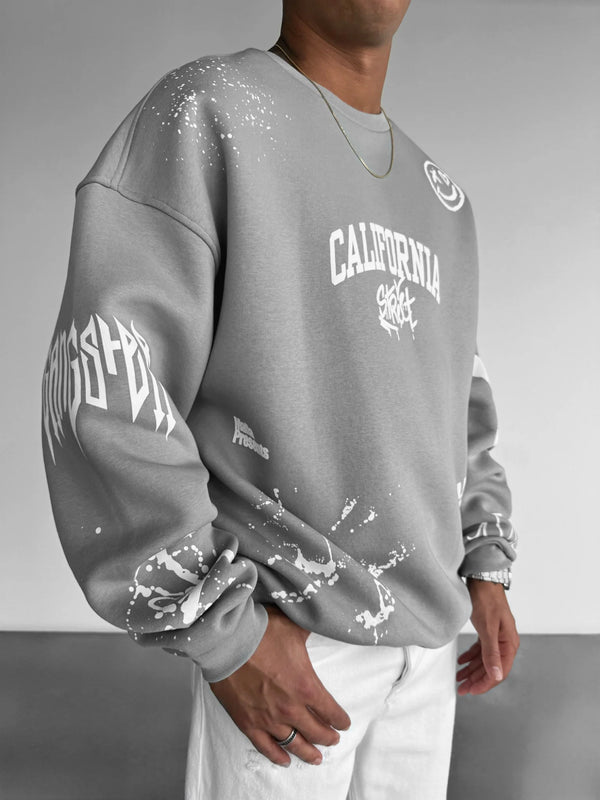 Graffiti Pullover Sweatshirt