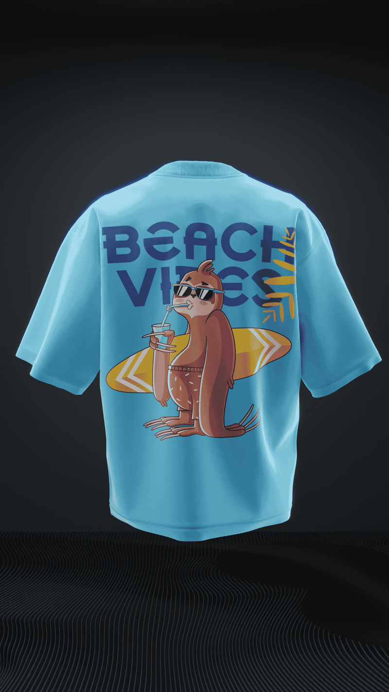 Beach Vibes Oversized T Shirt