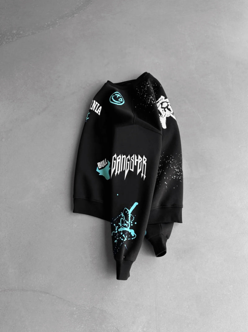 Graffiti Pullover Sweatshirt