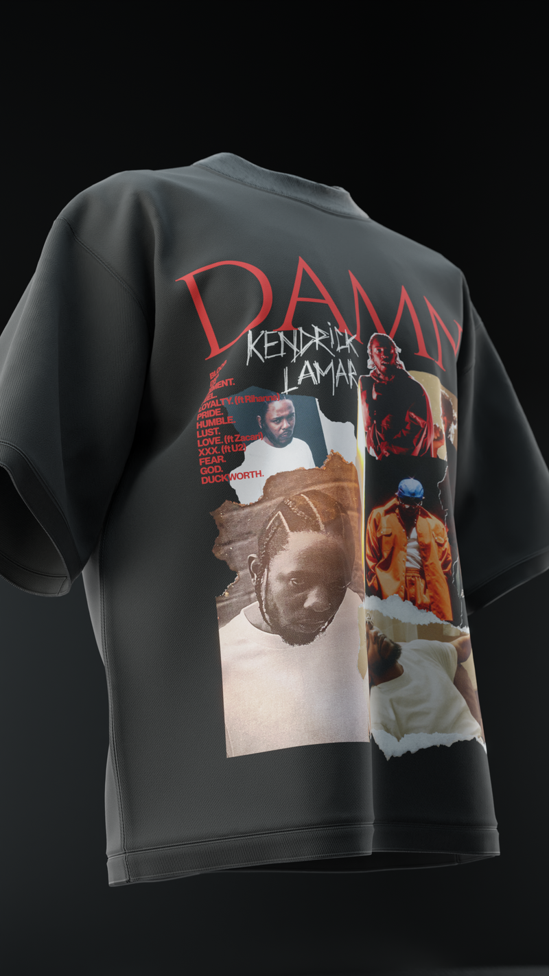 DAMN Kendrick Oversized T-shirt