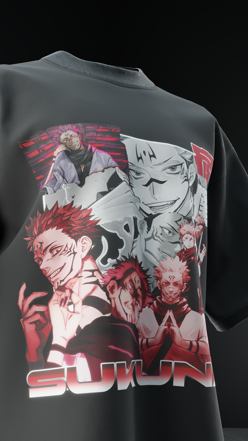 Jujutsu Kaisen SUKUNA Oversized T-shirt