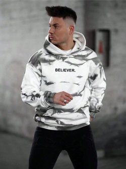 Believer shaded Oversized Hoodie