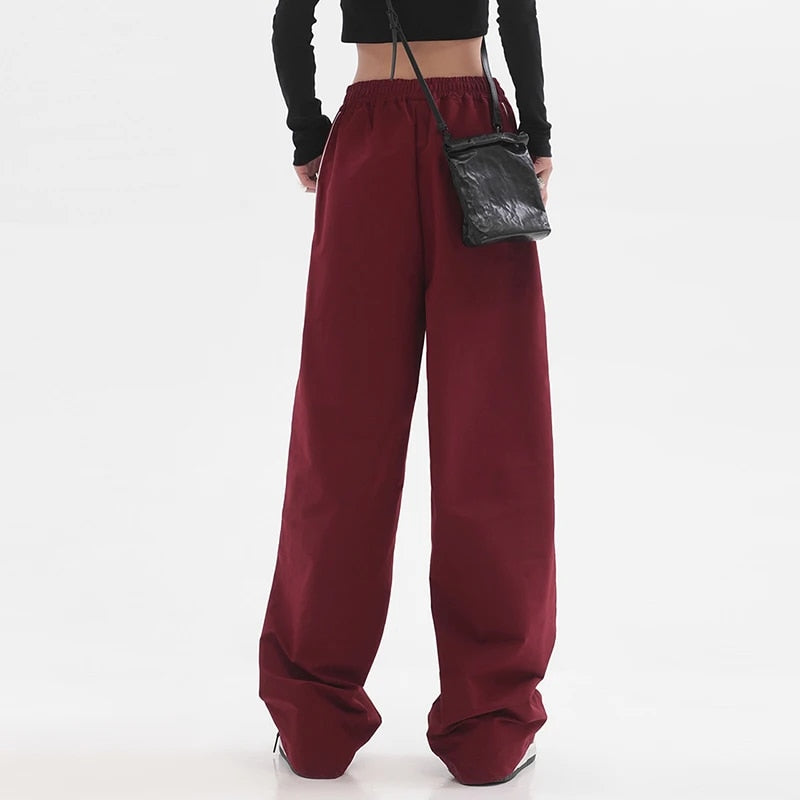 Korean Streetwear Baggy Cargo Pants