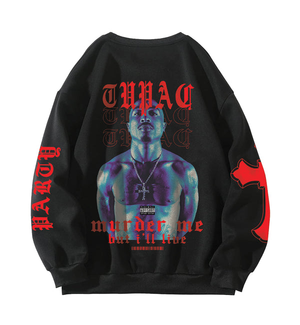 Tupac Oversized Sweatshirt