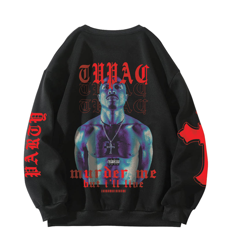 Tupac Oversized Sweatshirt