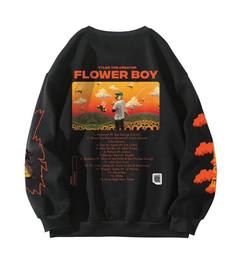 Flower Boy By Tyler Oversized Sweatshirt