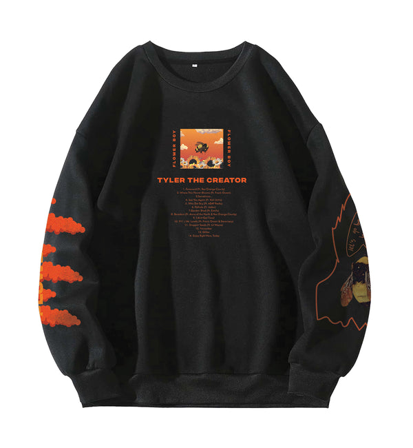 Flower Boy By Tyler Oversized Sweatshirt