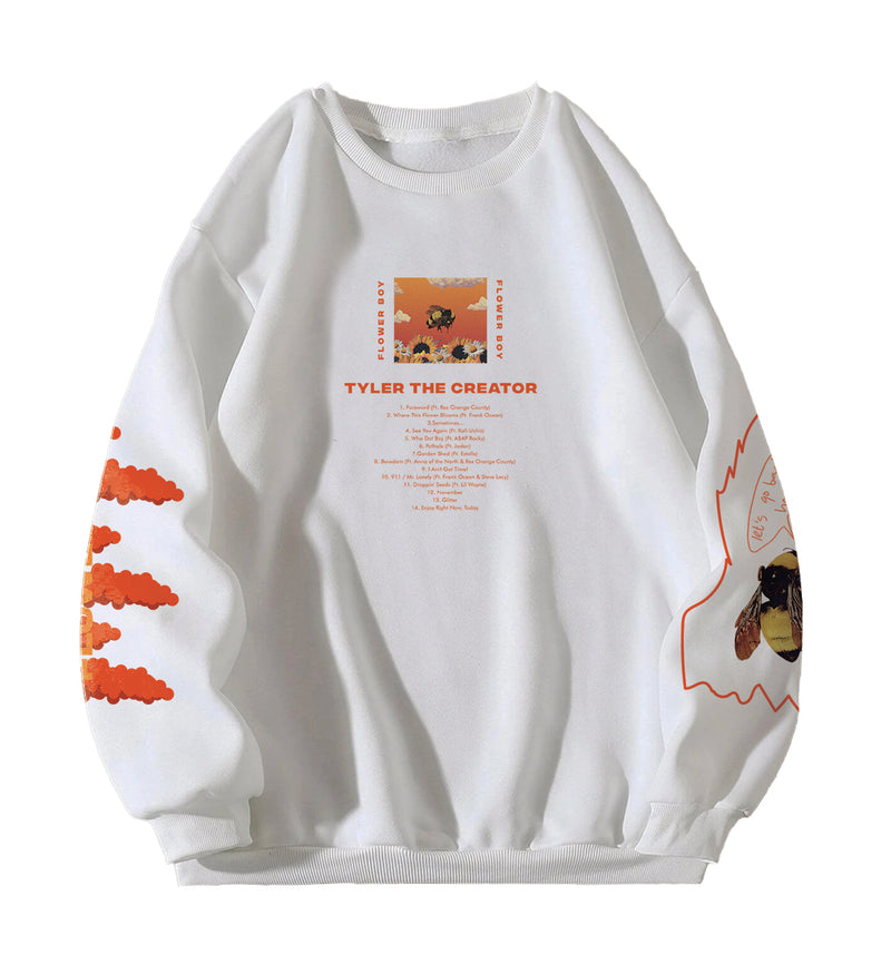 Flower Boy By Tyler Oversized Sweatshirt